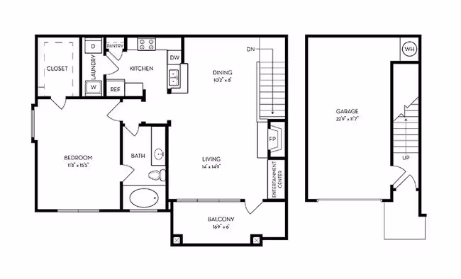Unit 2004 2104 floor plan